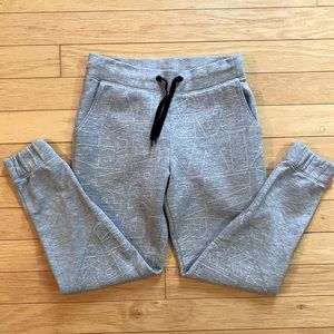 IVY PARK grey joggers with embroidered pattern
